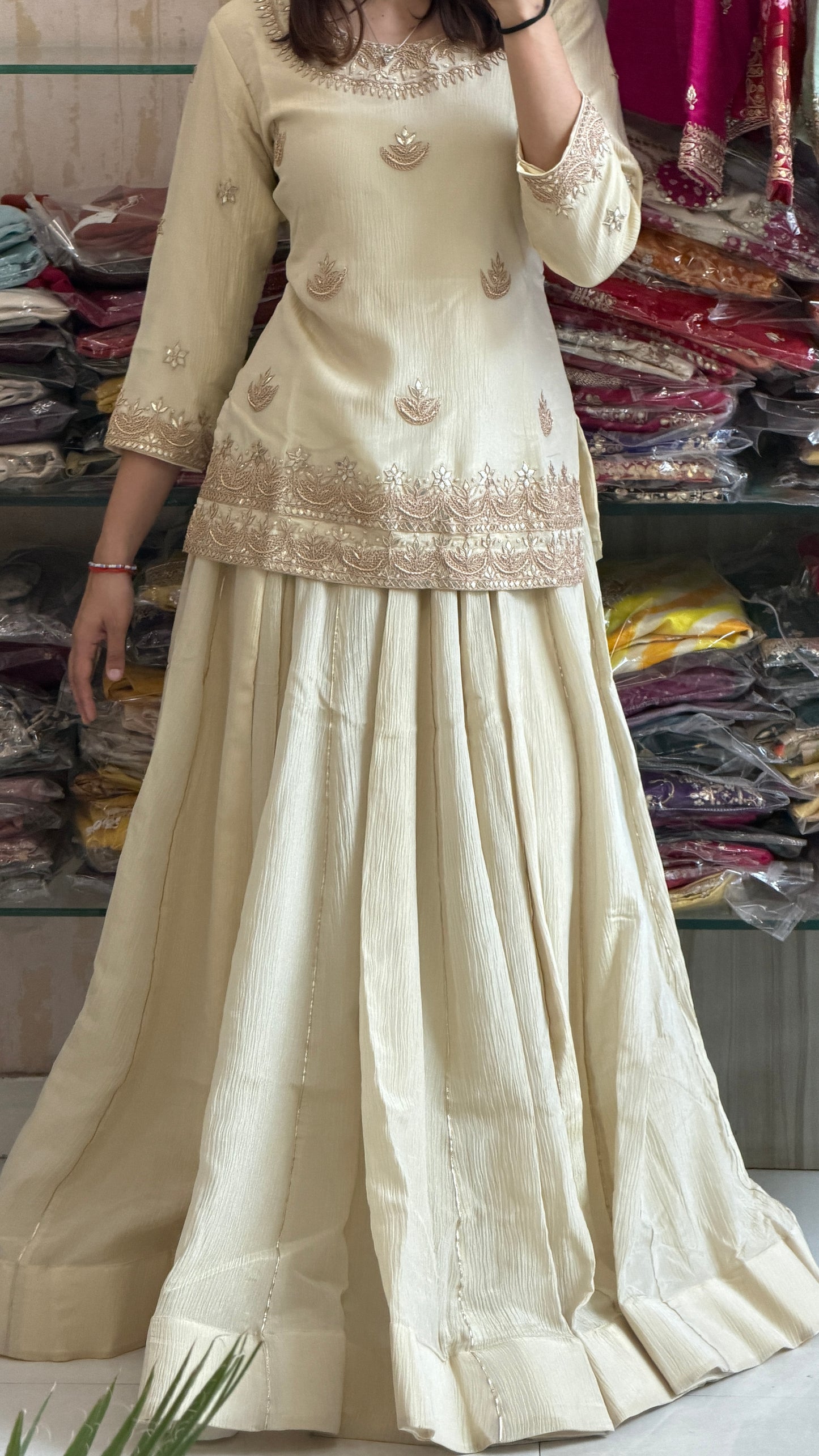 β¨ Effortless elegance in every drape. Crush Marodi Indo-Western that blends timeless charm with modern grace. π€
