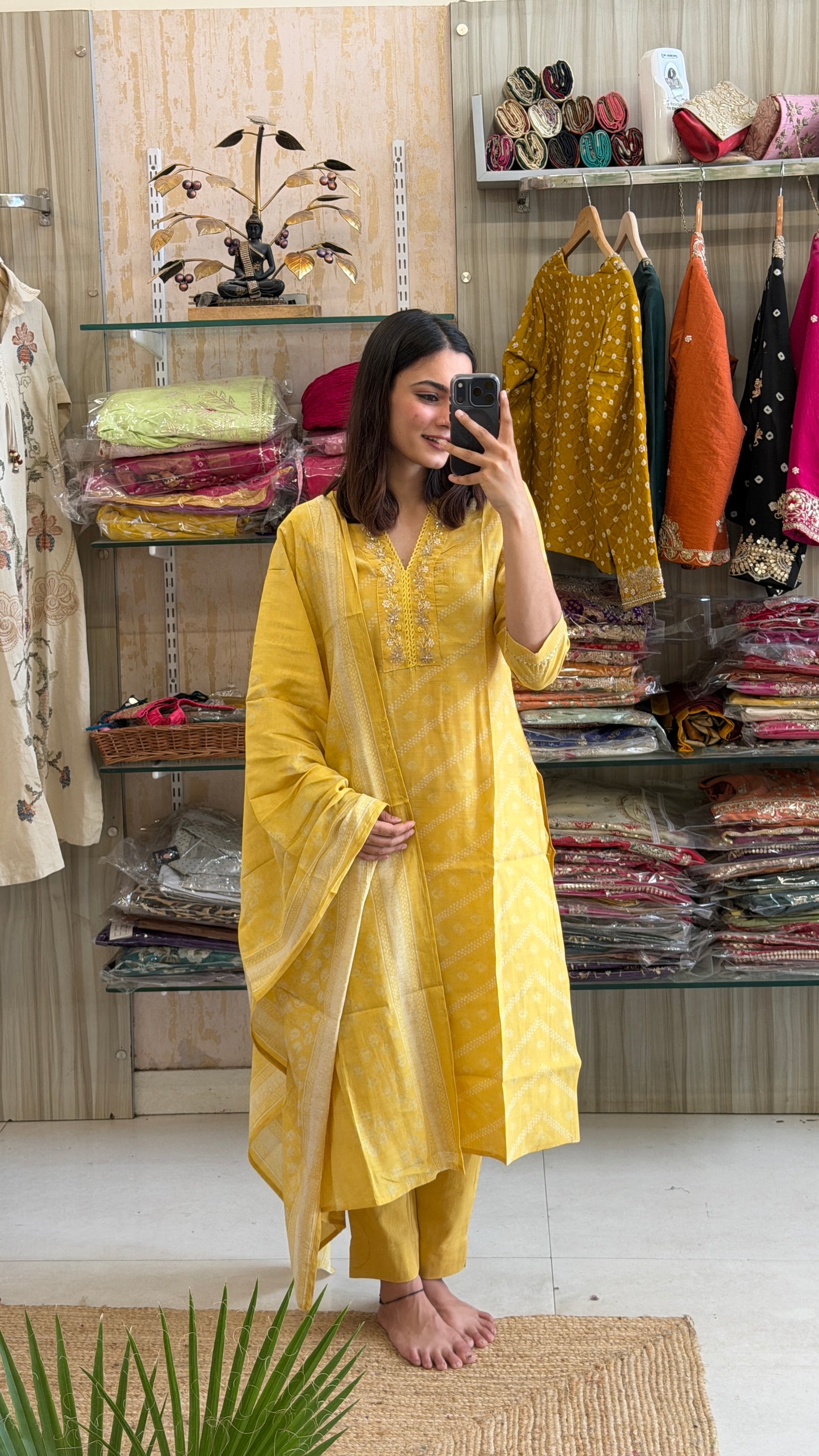 Sunshine In muslin suit set