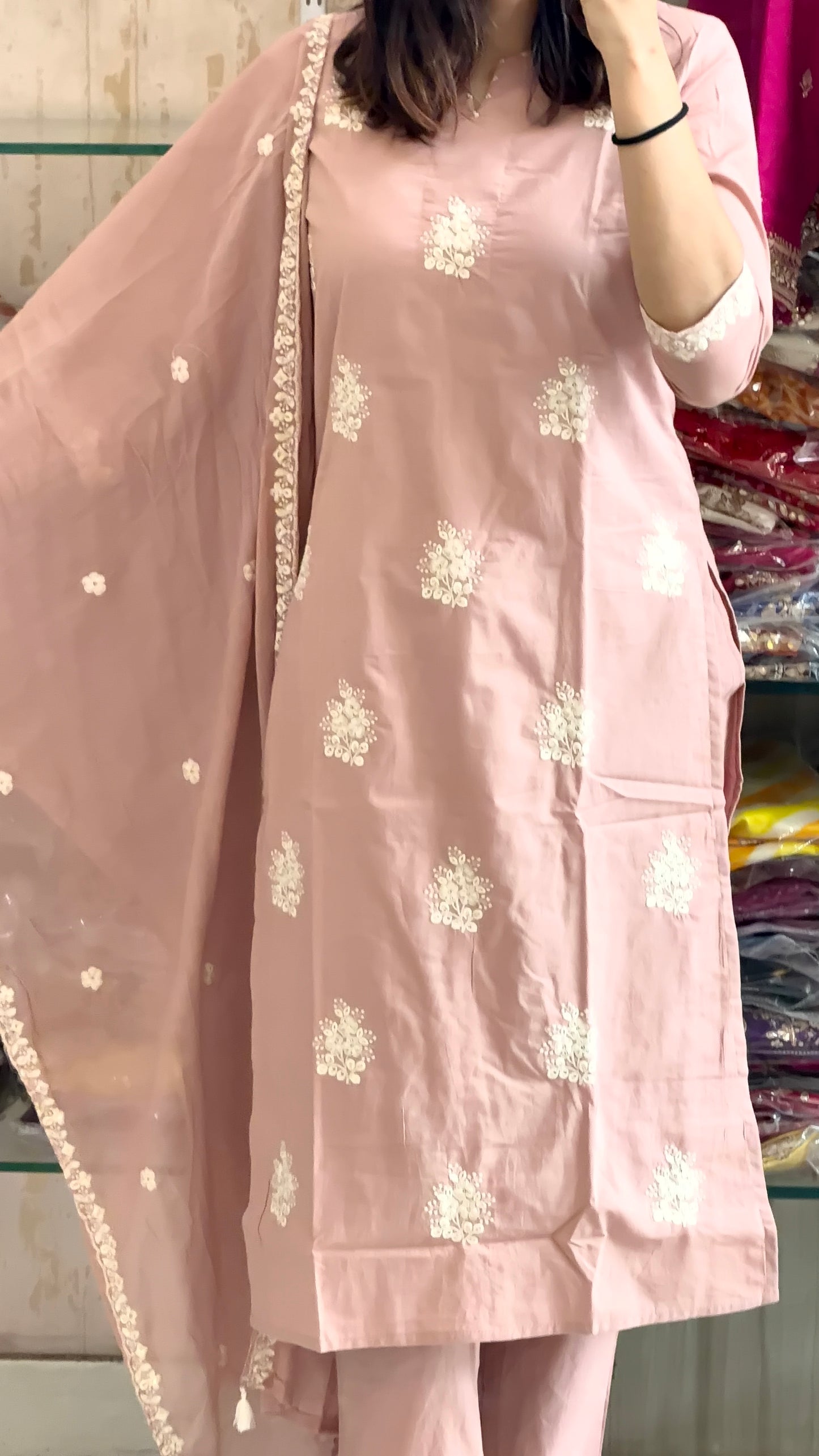 Blush in elegance, bloom in comfort. 🌸✨
A timeless cotton suit set