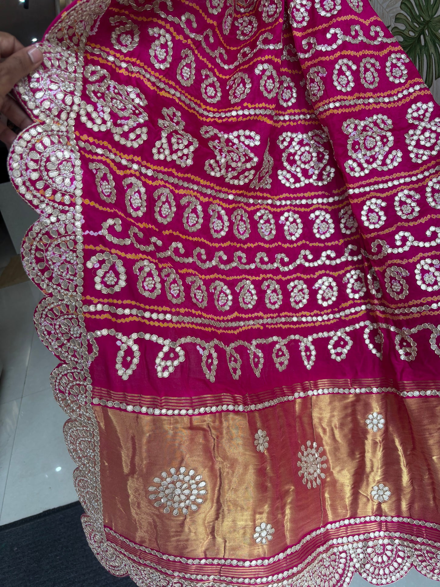 Grace woven in every drape. A timeless Gajji Silk Saree for celebrations that deserve elegance.