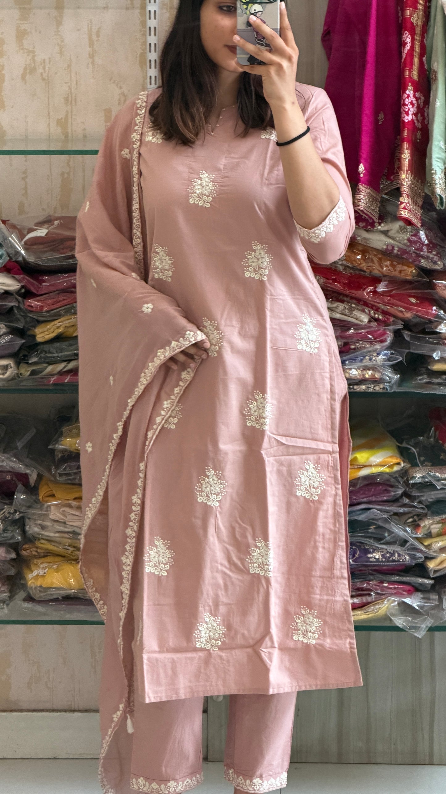 Blush in elegance, bloom in comfort. 🌸✨
A timeless cotton suit set