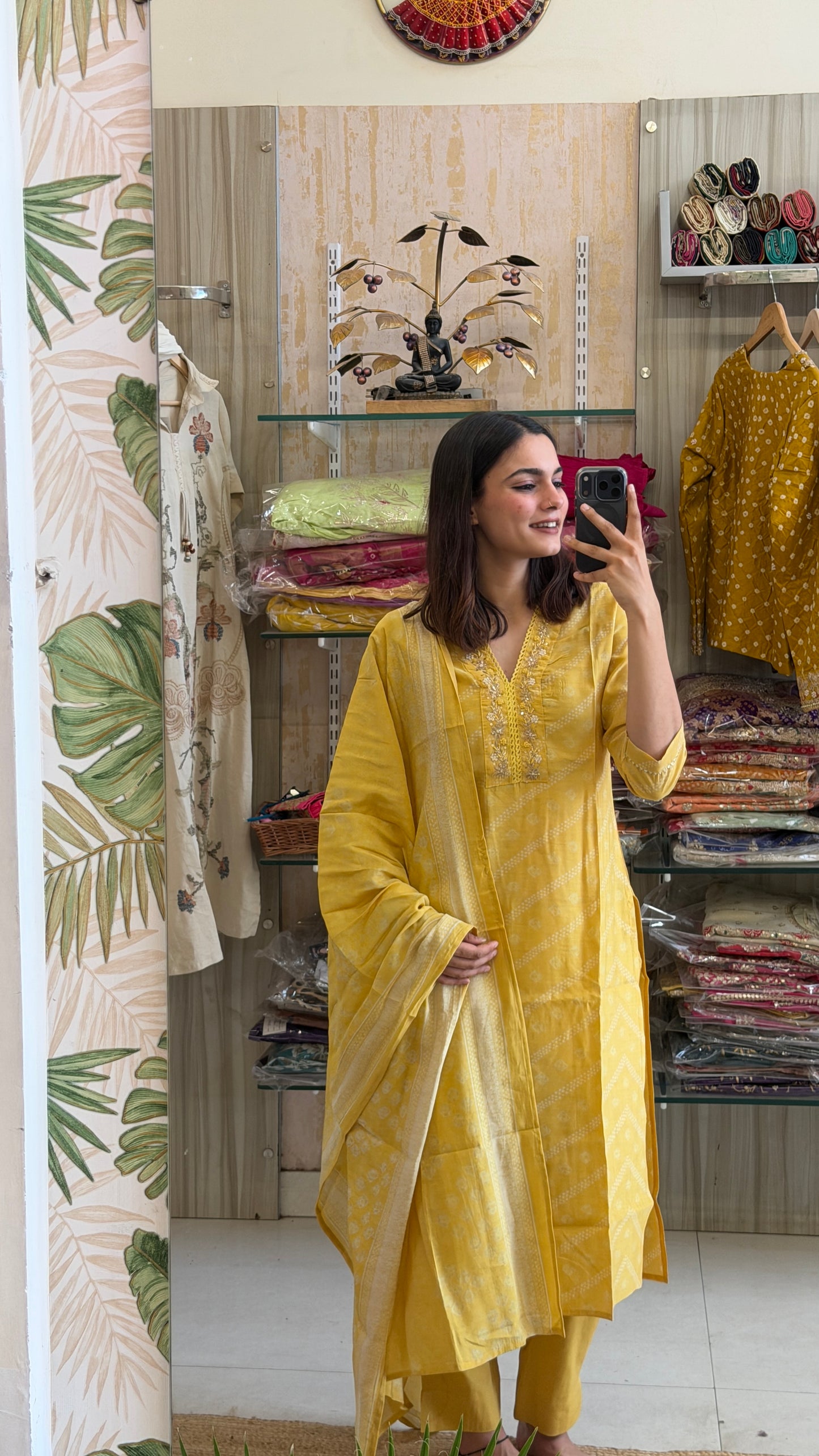 Sunshine In muslin suit set