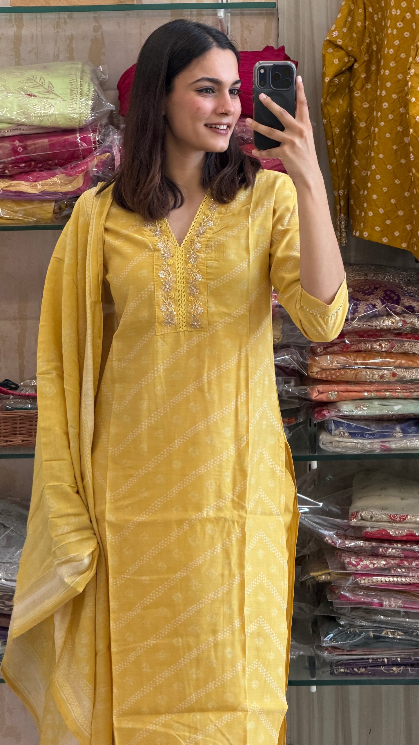 Sunshine In muslin suit set