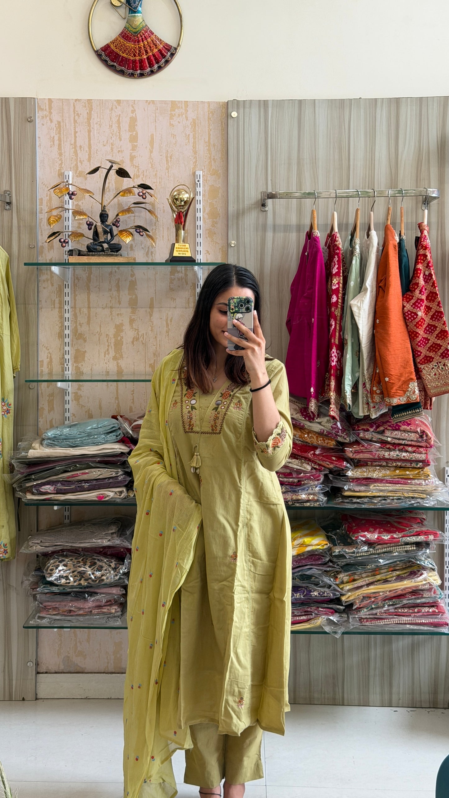 A cotton suit set that brings effortless elegance to your everyday wardrobe.