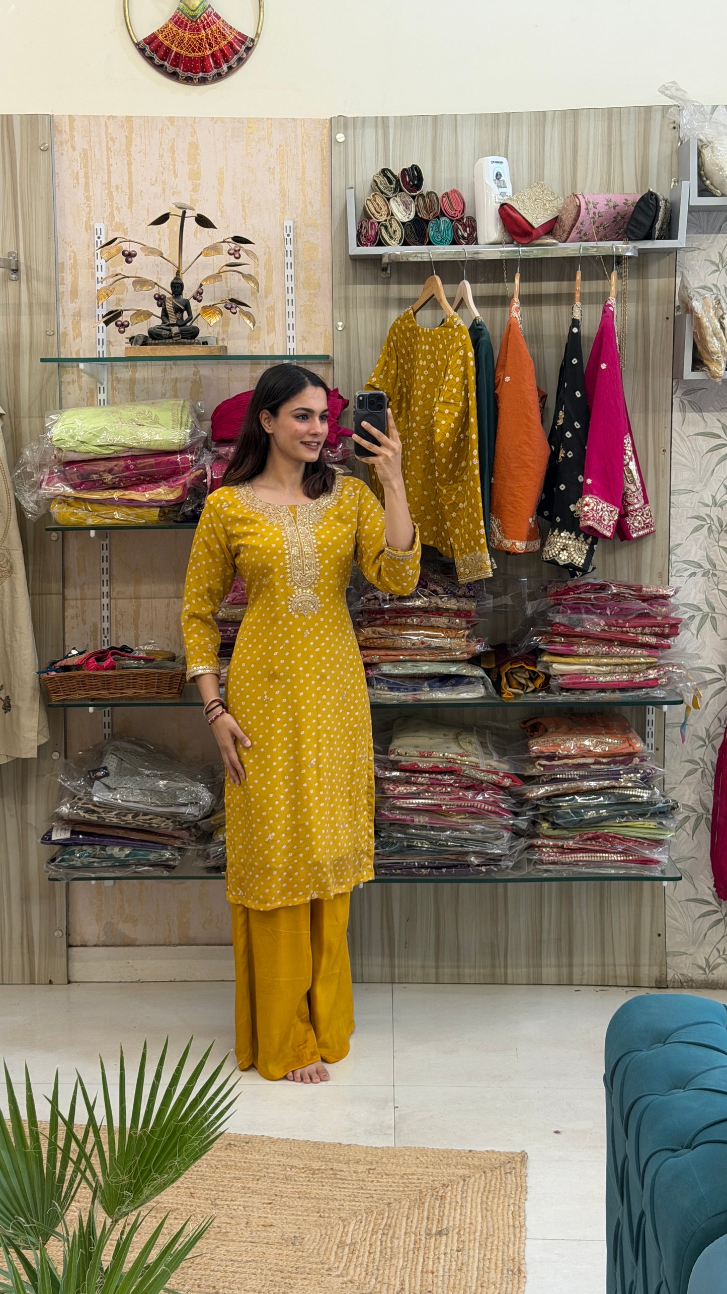 Mustard Bandej suit set