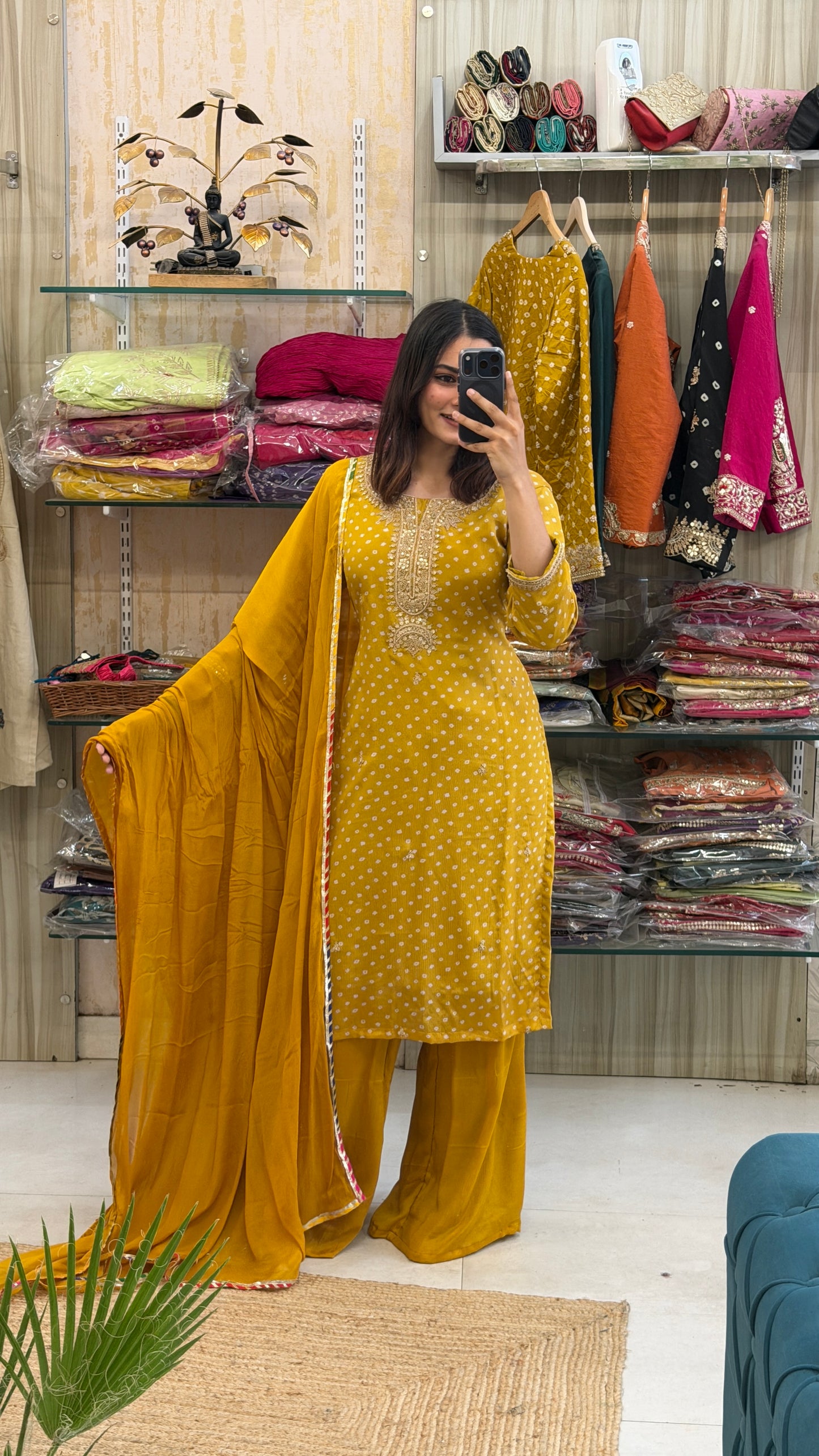 Mustard Bandej suit set