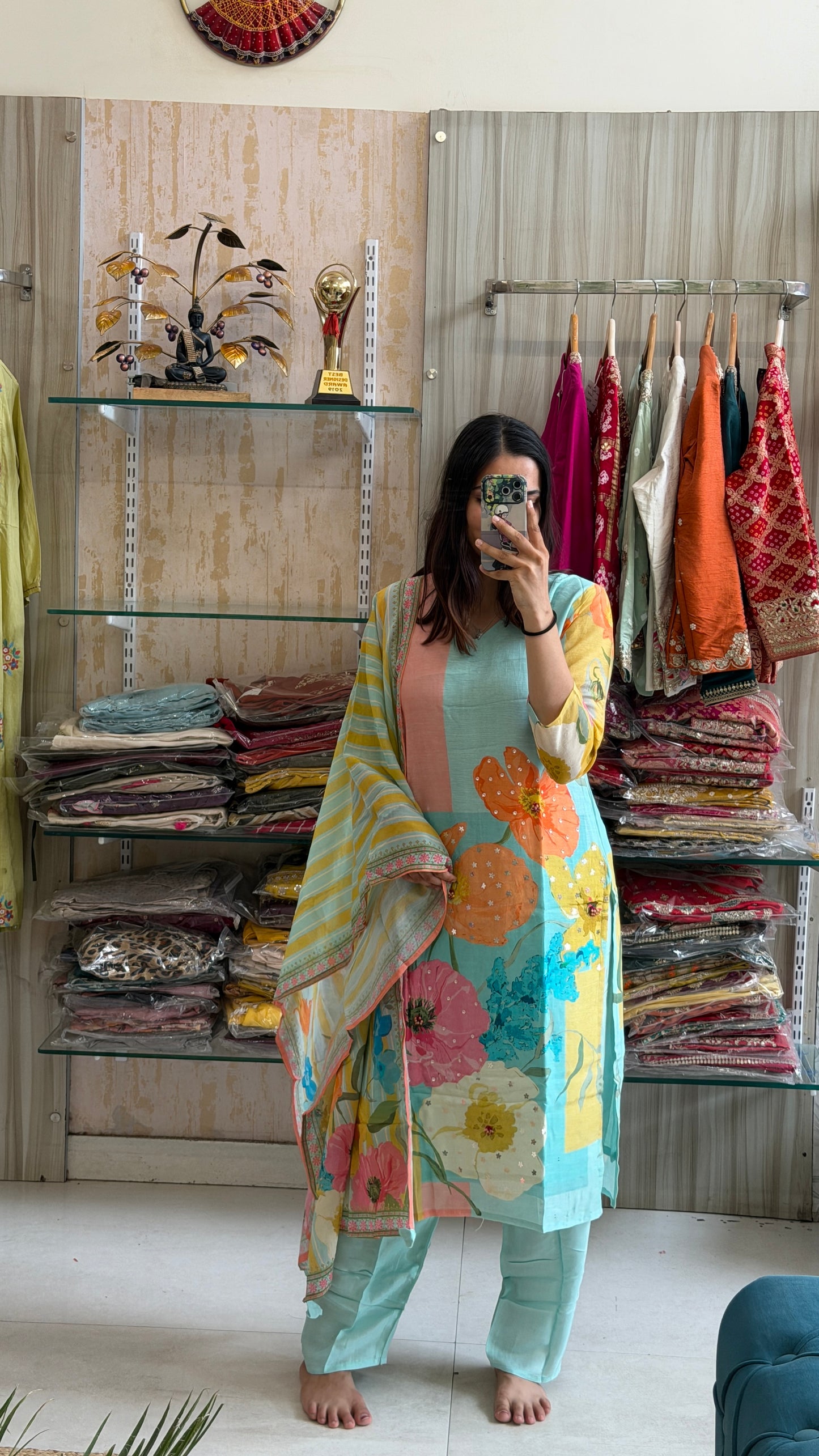 Cotton Georgette Suit Set. Light, graceful, and made to brighten every moment.