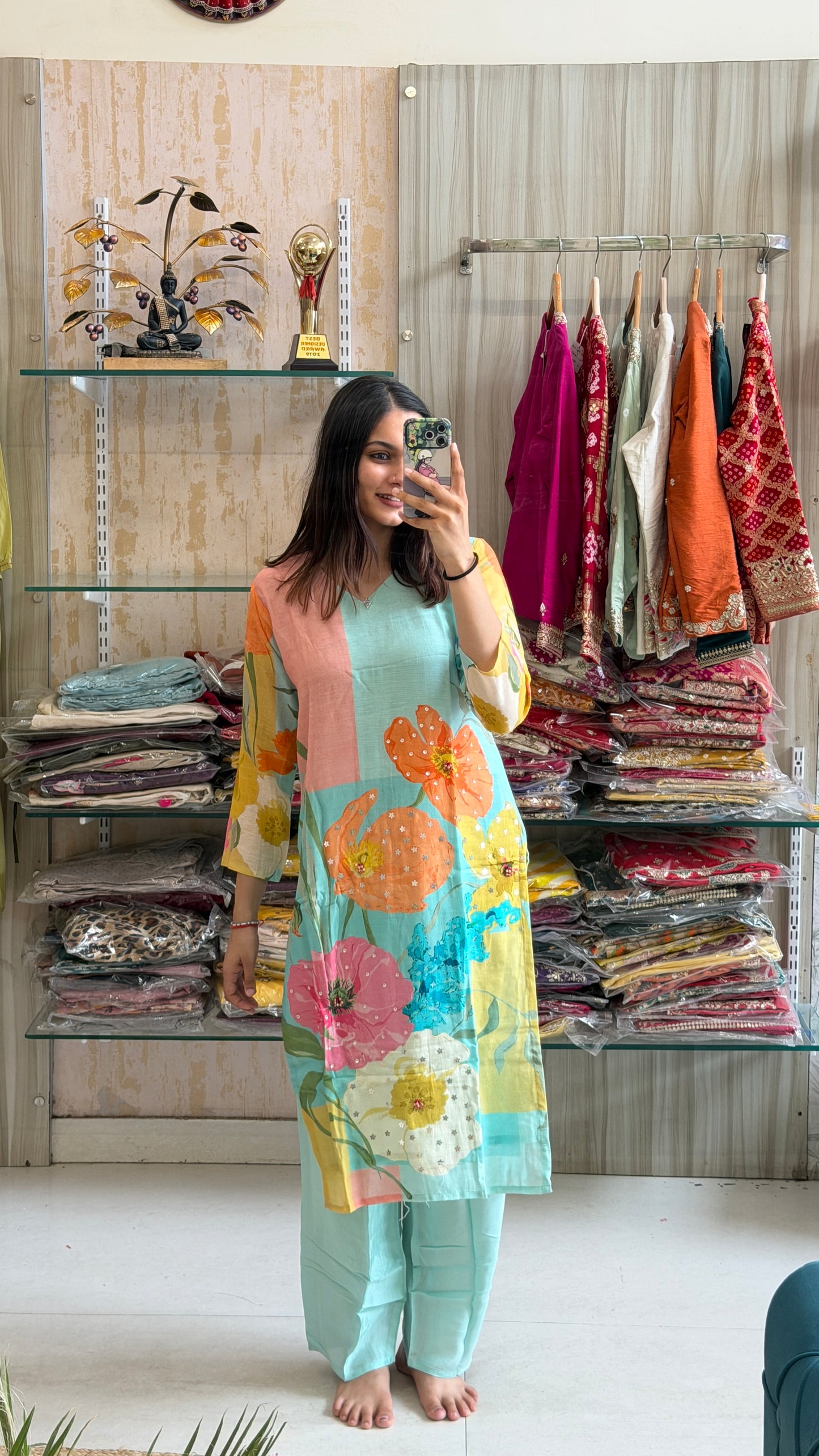 Cotton Georgette Suit Set. Light, graceful, and made to brighten every moment.