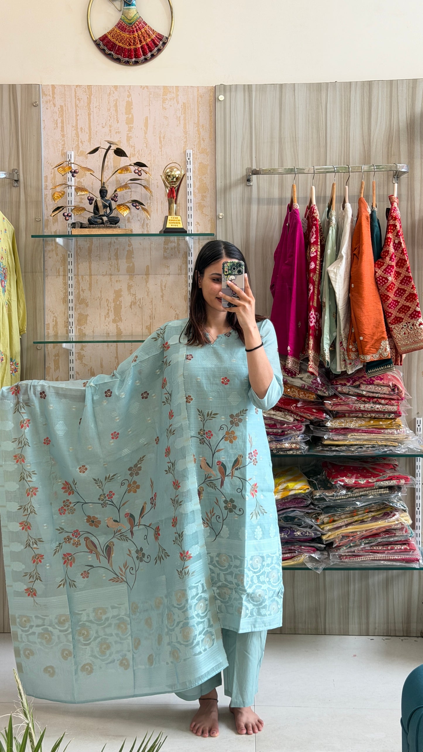A beautifully printed cotton suit set designed for effortless elegance and everyday comfort.